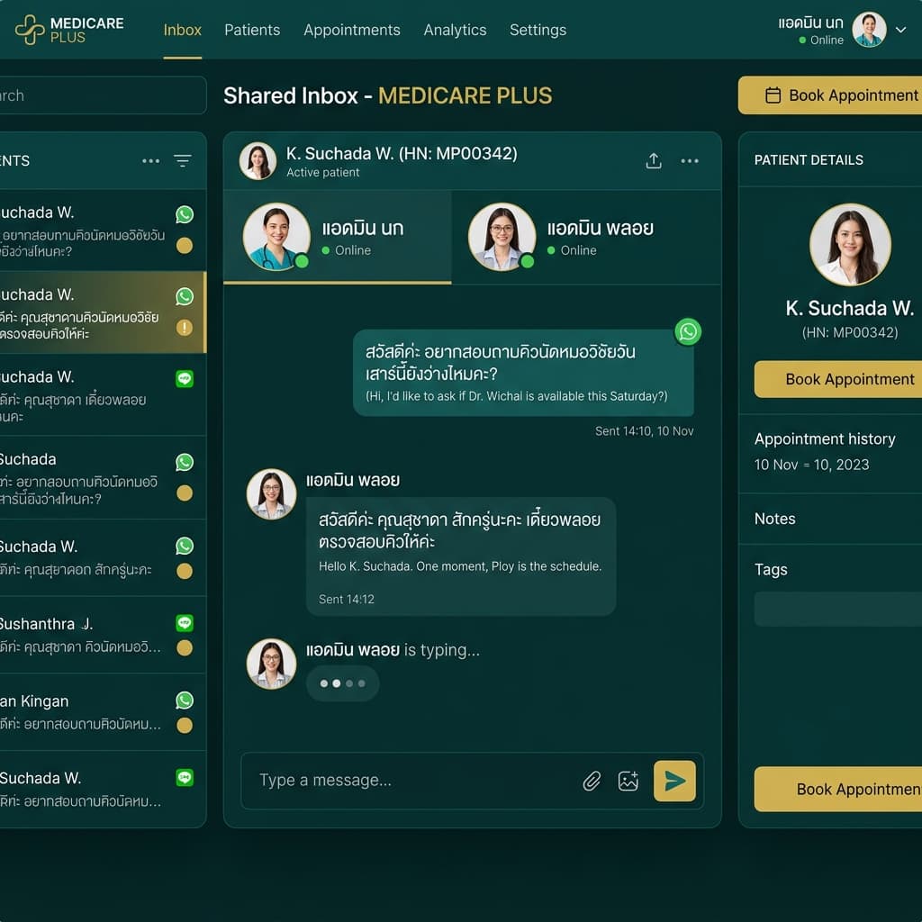 Salika Shared Inbox with Multi-agent support